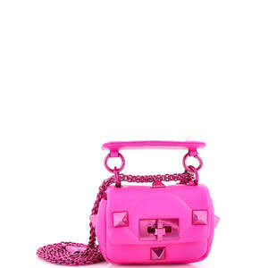 Valentino Garavani Mini Roman Stud Flap Bag Quilted Leather